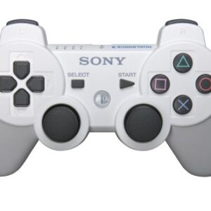 PS3 Dualshock 3 wireless controller - White (Renewed)