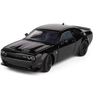 jackiekim 1:32 diecast model cars alloy toy car for doodge challenger alloy toy vehicle, toys for kids,adults,metal crafts for boyfriend,young peoples gift（black）