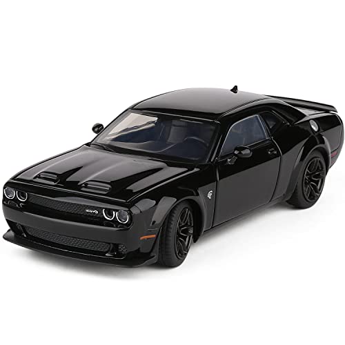 JACKIEKIM 1:32 Diecast Model Cars Alloy Toy car for Doodge Challenger Alloy Toy Vehicle, Toys for Kids,Adults,Metal Crafts for Boyfriend,Young Peoples Gift（Black）