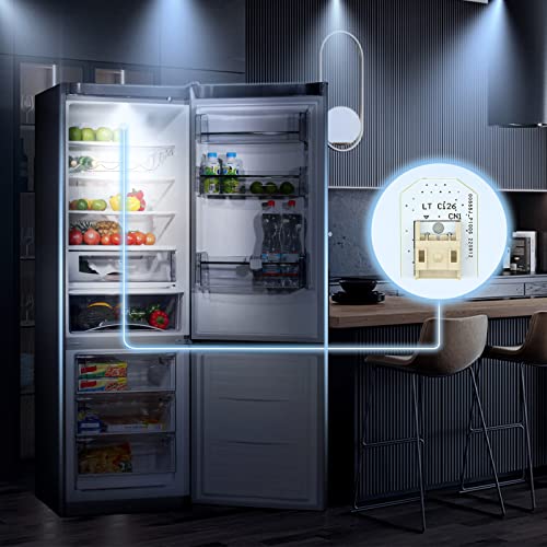 WR55X11132 refrigerator light bulb for ge WR55X25754 refrigerator led light WR55X26486 PS4704284 3033142 EAP12172918,No-Include Plastic Cover Board