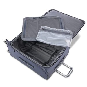 Samsonite Ascentra Softside Luggage, Checked-Medium Spinner, Slate