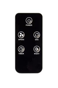 replacement remote control for lasko household tower fan t42951 1pk