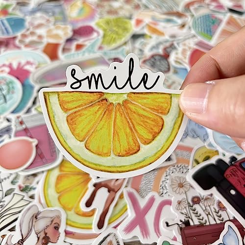 AOWDIAO Cute Sticker Packs, 300 Pcs Aesthetic Vinyl Stickers for Water Bottles, Laptop, Waterproof Stickers for Teens Adults Kids