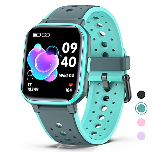 DIGEEHOT Kids Fitness Tracker Watch with Games for Boys Girls Age 6-16, IP68 Waterproof Kids Smart Watch 20 Sport Modes, Pedometers, Alarm Clock, Sleep Tracking, Toy Gifts for Kids