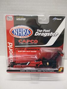 auto world sc370-1 capco steve torrence top fuel dragster ho scale electric slot car