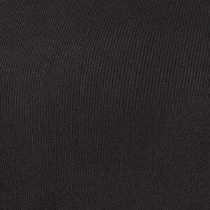 CISMARK Womens Half Sleeve Ribbed Midi Dress Modest Casual Work Dress with Pockets Black Print XL