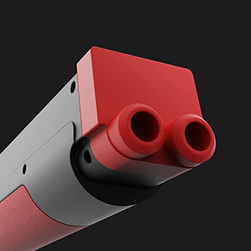 CODOGOY Shooting Game Gun Controller Compatible with Switch/Switch OLED Joy-Con, Hand Grip Motion Controller for Nintendo Switch Shooter Hunting Games (Black+Red)