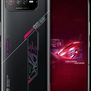 ASUS Rog Phone 6 5G Dual AI2201 128GB 12GB RAM Factory Unlocked (GSM Only | No CDMA - not Compatible with Verizon/Sprint) Tencent Version - Black