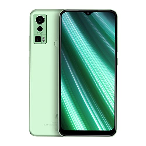 BLU S91 Pro | 2022 | 3-Day Battery | Unlocked | 6.5” Full HD+ Display | 128/4GB | Triple 50MP Camera | US Version | US Warranty | (Green)