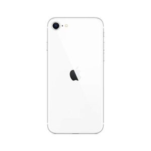 TracFone iPhone SE 2nd Gen 5G LTE [CDMA Verizon] 2020-3/64GB, 13 MP Camera - [Wireless Locked Phone], White