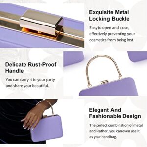 Color Nymph Beginner Makeup Kits For Teens With The Delicate Handbag Included Eyeshadow Palette Blushes Bronzer Highlighter Lipstick Brushes Mirror(Purple)