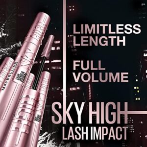 Maybelline New York Holiday Limited Edition Eye Makeup Gift Set, Sky High Mascara, Lash Sensational Mascara and Master Precise Liquid Eyeliner Minatures, 1 Kit, Black