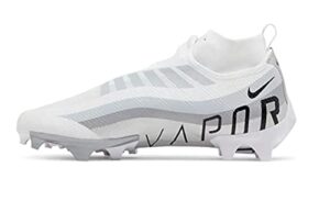 nike vapor edge pro 360 mens football cleat nkdq3670 102 (us_footwear_size_system, adult, men, numeric, medium, numeric_8_point_5), white/black-metallic silver