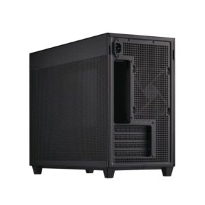 ASUS Prime AP201 33-Liter MicroATX Black case with Tool-Free Side Panels and a Quasi-Filter mesh, with Support for 360 mm Coolers, Graphics Cards up to 338 mm Long, and Standard ATX PSUs