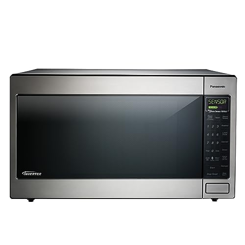 Panasonic NN-T945SF 2.2 cu.ft Inverter Countertop Microwave Oven 1250Watt Power with Genius Sensor Cooking, Stainless Steel