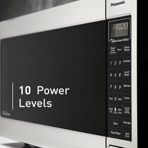 Panasonic NN-T945SF 2.2 cu.ft Inverter Countertop Microwave Oven 1250Watt Power with Genius Sensor Cooking, Stainless Steel