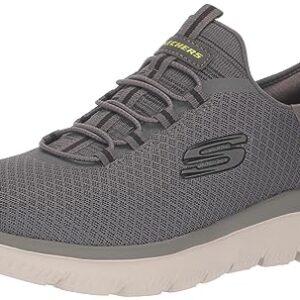 Skechers Men's Summits High Range Hands Free Slip-in Loafer, Charcoal, 9