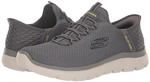 Skechers Men's Summits High Range Hands Free Slip-in Loafer, Charcoal, 9