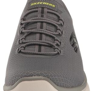 Skechers Men's Summits High Range Hands Free Slip-in Loafer, Charcoal, 9