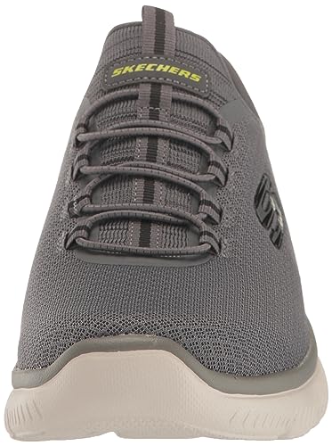 Skechers Men's Summits High Range Hands Free Slip-in Loafer, Charcoal, 9