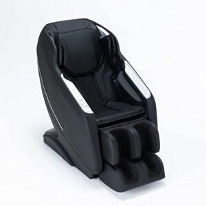 sgorri massage chair full body with zero gravity, sl track massage chair, airbags, heating, and foot massage,black