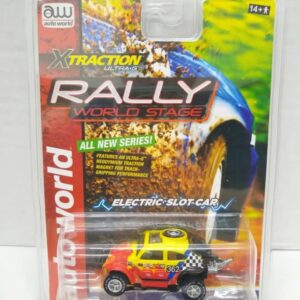 Auto World SC380-4B Rally World Stage 1965 Baja Bug HO Scale Electric Slot Car - Yellow