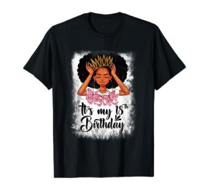 18 year old gift women girls teenager it's my 18th birthday t-shirt