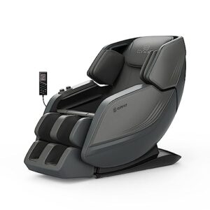 comfier 4d massage chair zero gravity full body,back massager for recliner chair,deluxe ultra-sl track,18 auto programs,rolling,heat,air compression,yoga stretch,body scan,bluetooth,foot roller
