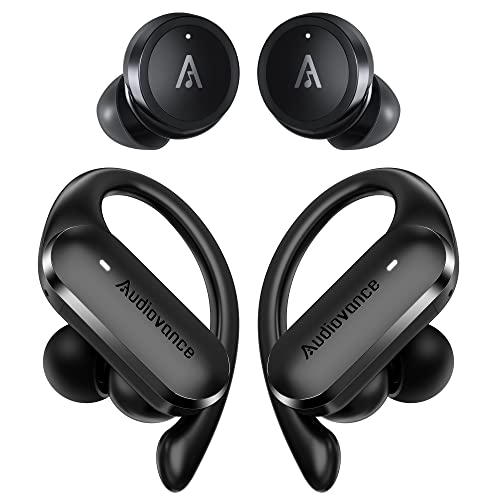 Audiovance 2 Sets Wireless Earbuds Bluetooth Headphones Ideal Gifts, Infinit 301 & Speed 301, 2 Sets Wireless Ear Buds for iPhone & Android (SPIF 301)