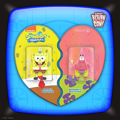 Spongebob Squarepants Reaction - Spongebob and Patrick BFF 2-Pack (Glitter)