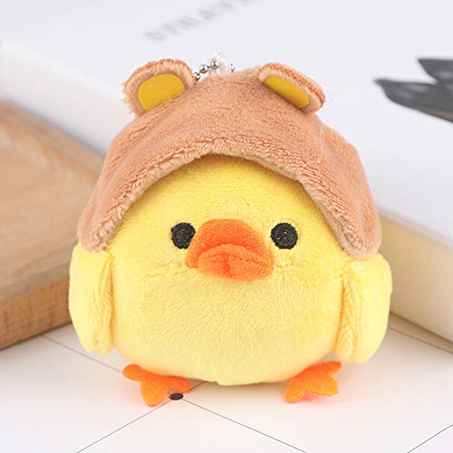 Mini Chick Plush Toy Stuffed Animal Toy Cute Little Chicken Pendant Doll for DIY Keychain Kids Birthday Gift Party Favor Bag Accessories (AMX2X06ATLUS)