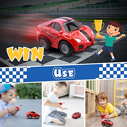 EHO Toys for 2-5 Year Old Boys,Mini Remote Control Car,Toddler Toys Age 2-4,RC Car for Kids,Car Toys for Boys 3-5 Year Old,Gifts for 2 3 4 5 Year Old Boys Girls Birthday,Red