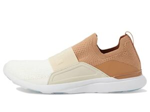 athletic propulsion labs (apl) techloom bliss caramel/parchment/ivory 7.5 b (m)