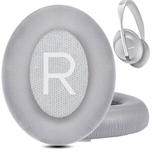 preminum replacement earpads for bose 700 upgraded headphone replacements ear pads cushion for bose nc700 headphones qoqoon cushion for noise cancelling headphones nc700 luxurious memory foam (silver)