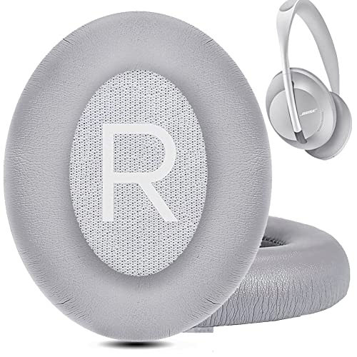 Preminum Replacement Earpads for Bose 700 Upgraded Headphone Replacements Ear Pads Cushion for Bose NC700 Headphones QOQOON Cushion for Noise Cancelling Headphones NC700 Luxurious Memory Foam (Silver)