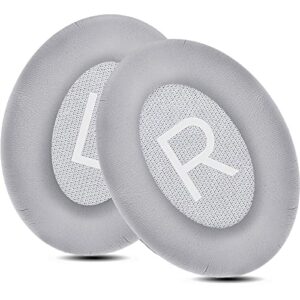 Preminum Replacement Earpads for Bose 700 Upgraded Headphone Replacements Ear Pads Cushion for Bose NC700 Headphones QOQOON Cushion for Noise Cancelling Headphones NC700 Luxurious Memory Foam (Silver)