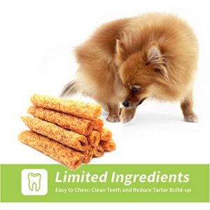 ChewRuffic Chicken Dog Chew Sticks, Puffed Human Grade Dog Treat Sticks, Rawhide Alternative, Easy to Digest 10pcs/Pack