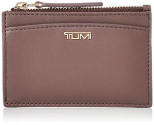 tumi - belden slg zip card case - dark mauve