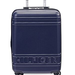 Tommy Hilfiger Lexington Upight Hard Suitcase, Navy, 21"