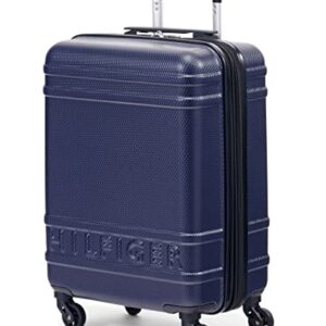 Tommy Hilfiger Lexington Upight Hard Suitcase, Navy, 21"