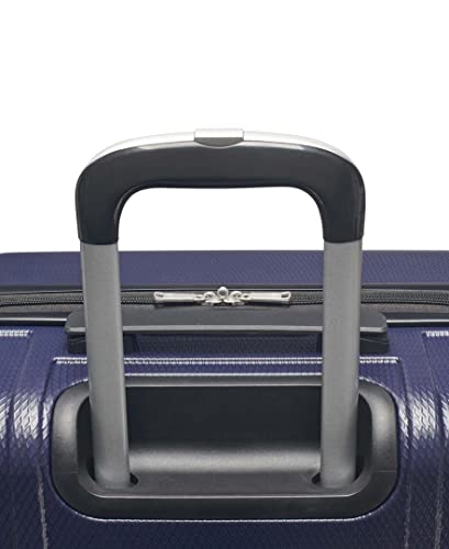 Tommy Hilfiger Lexington Upight Hard Suitcase, Navy, 21"