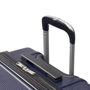 Tommy Hilfiger Lexington Upight Hard Suitcase, Navy, 21"