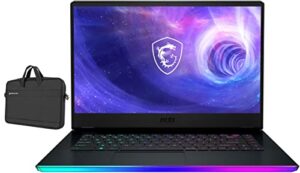 msi raider ge66-15 gaming & entertainment laptop (intel i7-12700h 14-core, 64gb ddr5 4800mhz ram, 2x8tb pcie ssd raid 0 (16tb), geforce rtx 3080 ti, 15.6" 240hz win 11 pro) with topload bag