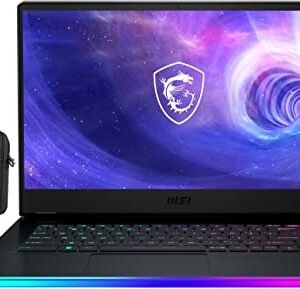 MSI Raider GE66-15 Gaming & Entertainment Laptop (Intel i7-12700H 14-Core, 64GB DDR5 4800MHz RAM, 2x8TB PCIe SSD RAID 0 (16TB), GeForce RTX 3080 Ti, 15.6" 240Hz Win 11 Pro) with Topload Bag