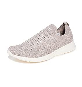 APL: Athletic Propulsion Labs Women's Techloom Wave Sneakers, Tundra/Ivory/Melange, Grey, Tan, 6 Medium US