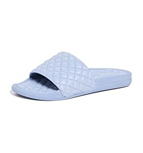 APL: Athletic Propulsion Labs Women's Lusso Slides, Frozen Grey, 9 Medium US