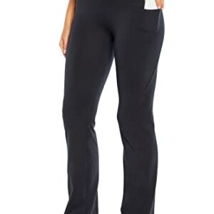 Marika Women's Standard Zen High Rise Pocket Bootcut Pant, Black, Large