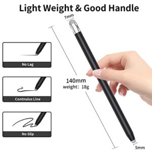 Stylus Pens for Touch Screens, Capacitive Stylish Pencils Compatible with Apple iPad/iPhone/Samsung Galaxy/Tablets/Kindle Fire/Android All Universal Touch Screen Devices (Black/Purple/Blue)