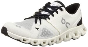 on women's cloud x 3 sneakers, white/black, 10 medium us