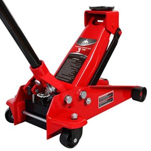 jack boss floor jack 3 ton capacity fast lift service jack steel heavy duty hydraulic car jack